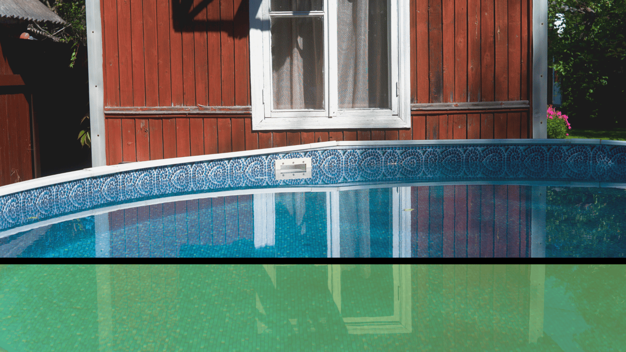 above ground pool water turned green